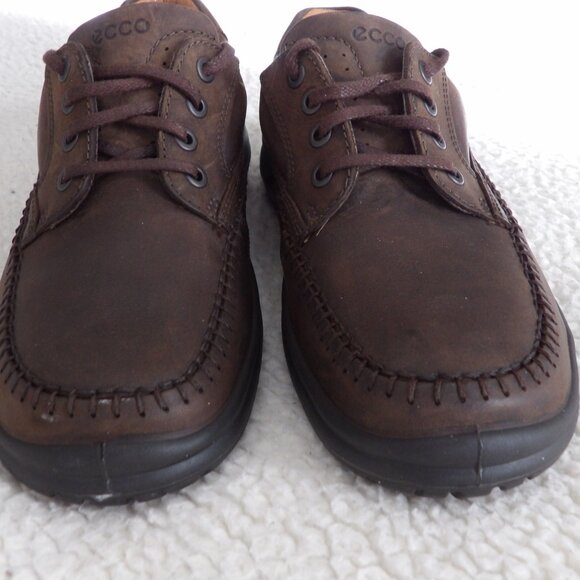 Ecco Seawalker NEW BROWN(Coffee) Oiled Leather Oxford Men\'s Shoes main image 7